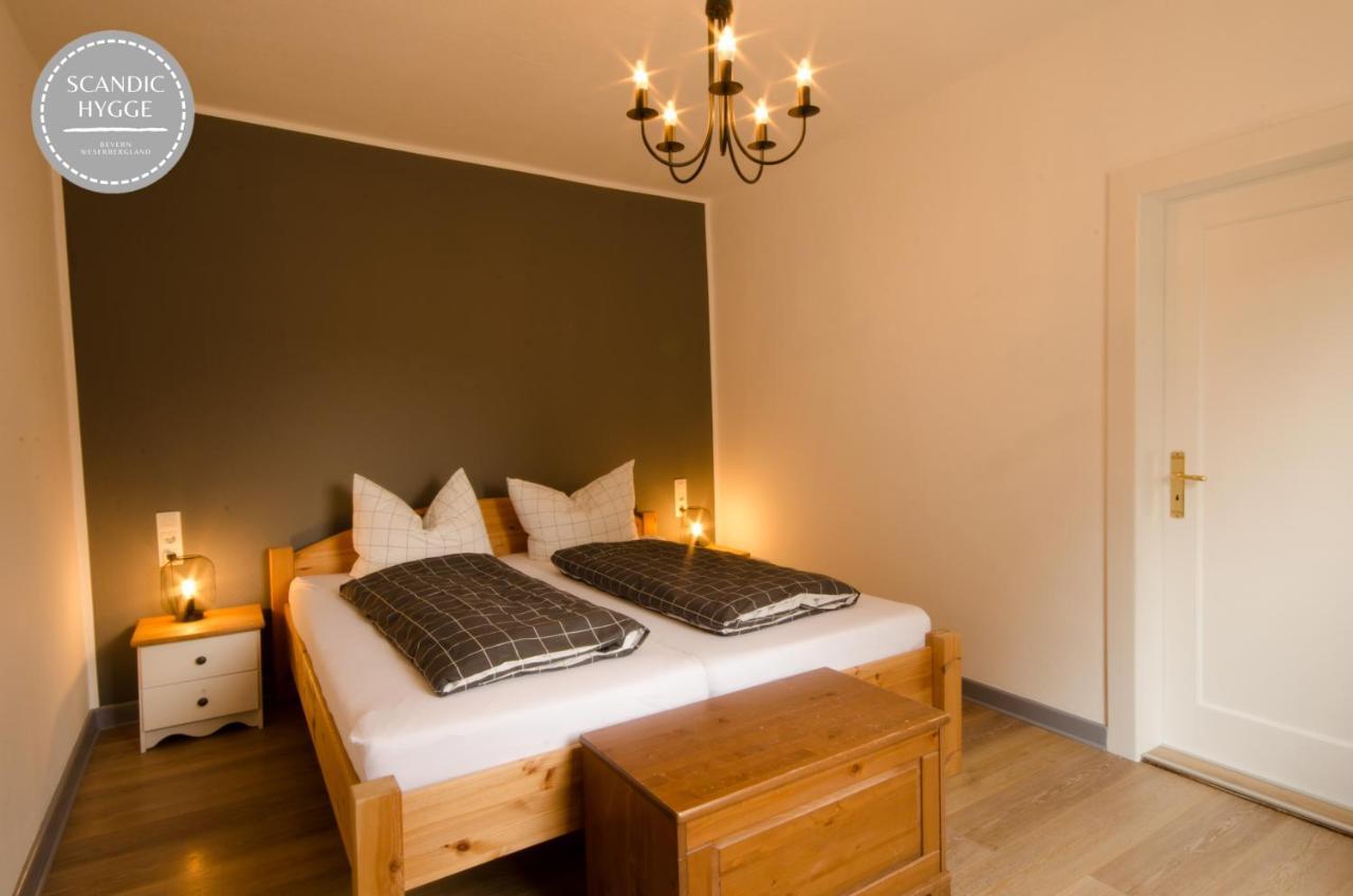 Ferienwohnung Scandic Hygge Bevern Im Weserbergland Exterior foto