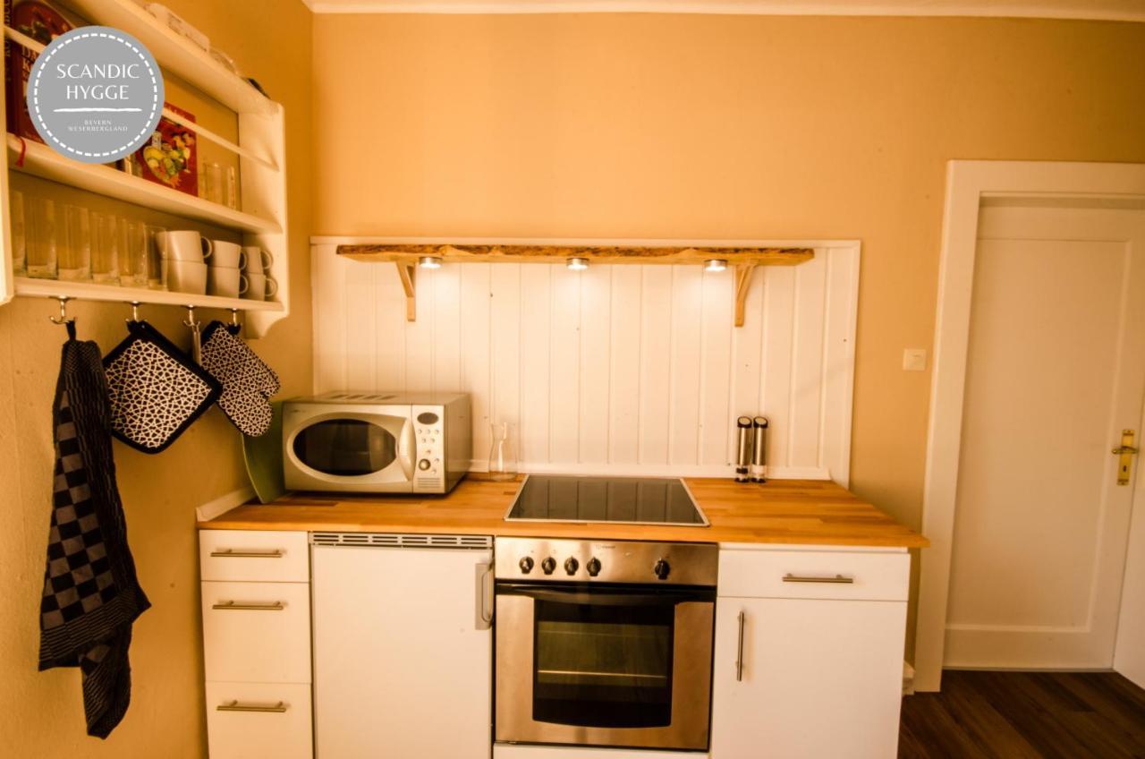 Ferienwohnung Scandic Hygge Bevern Im Weserbergland Exterior foto