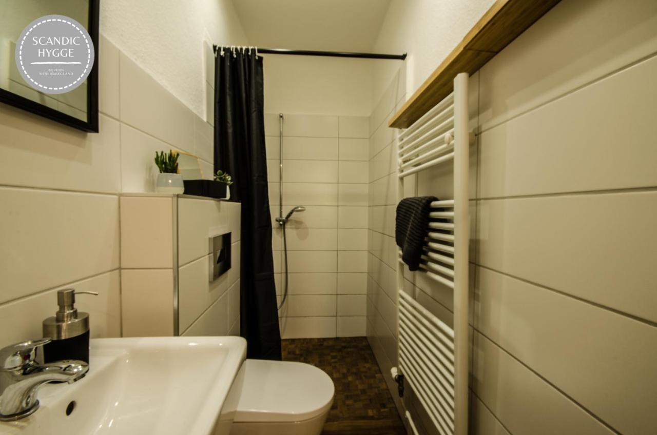 Ferienwohnung Scandic Hygge Bevern Im Weserbergland Exterior foto