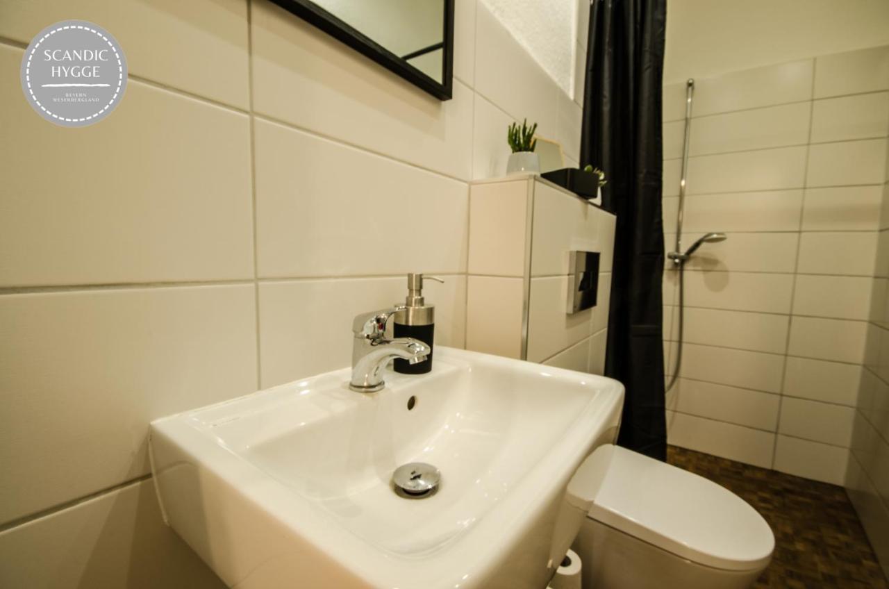 Ferienwohnung Scandic Hygge Bevern Im Weserbergland Exterior foto